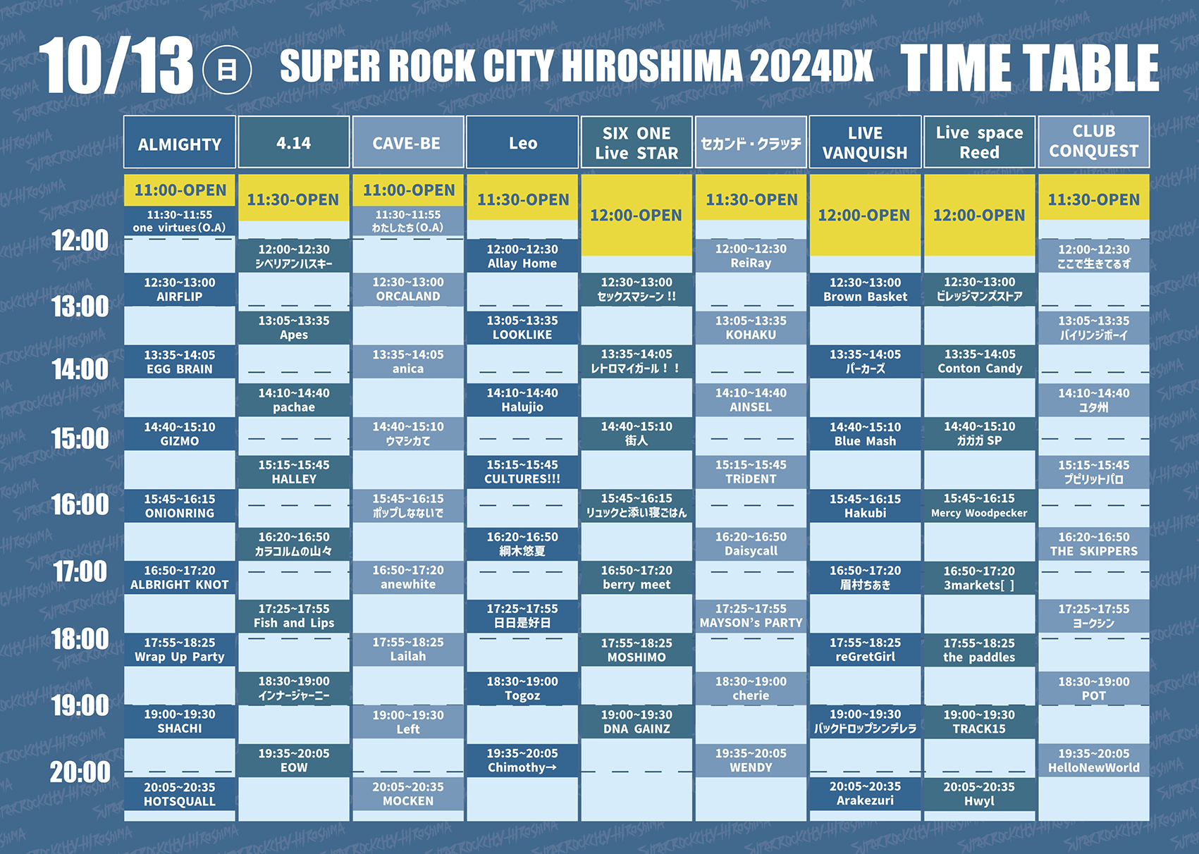 SUPER ROCK CITY HIROSHIMA 2024DX