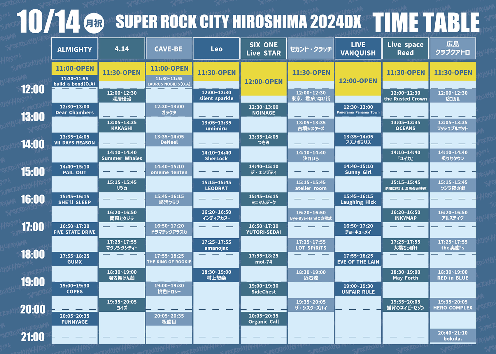 SUPER ROCK CITY HIROSHIMA 2024DX