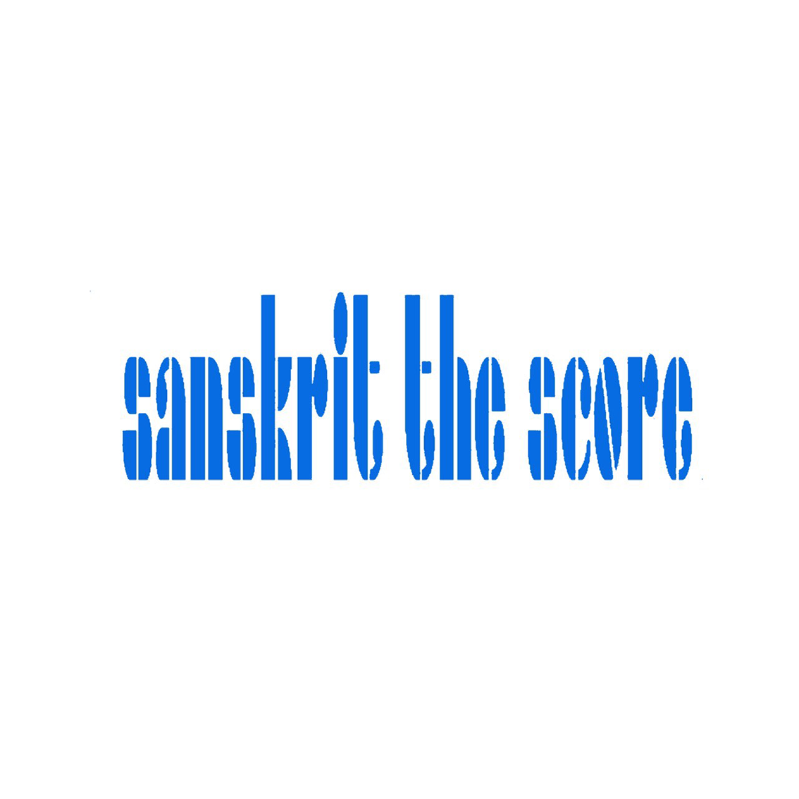 Sanskrit the score